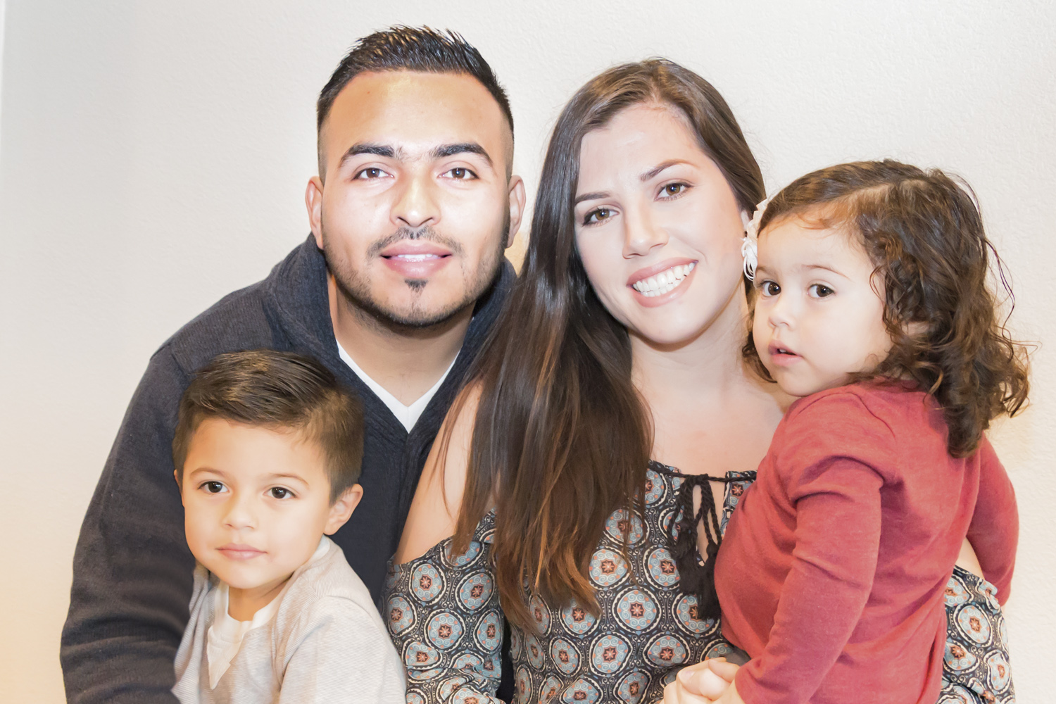 Eine Familie mit Migrationshintergrund