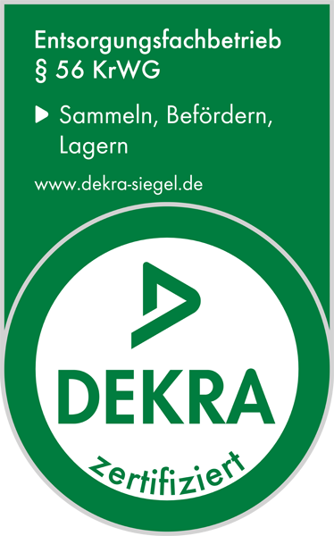 Logo dekra Sammeln Befoerdern Lagern 
